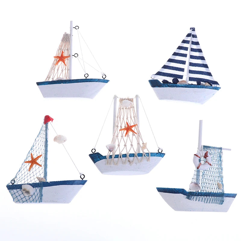 Small Mediterranean Ship Showpiece