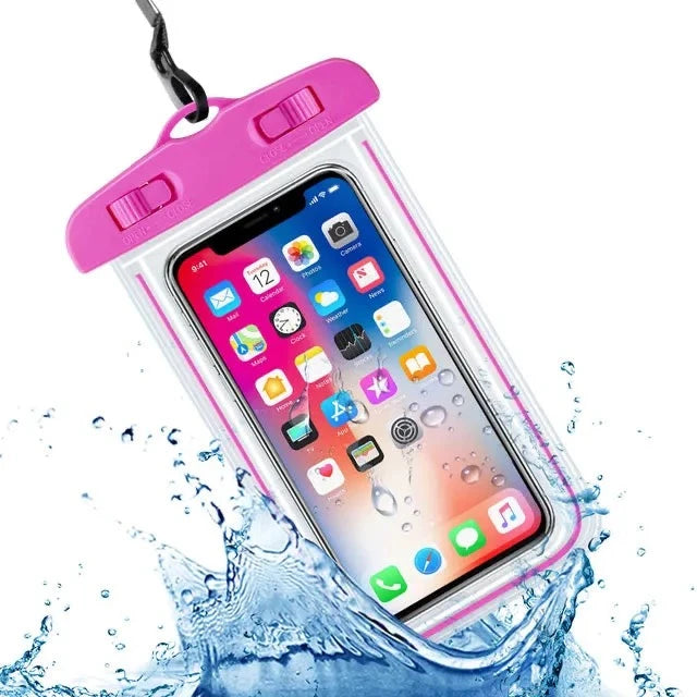 Universal Waterproof Phone Case pink