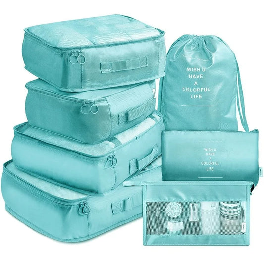 Set of Travel Bag Organizer
