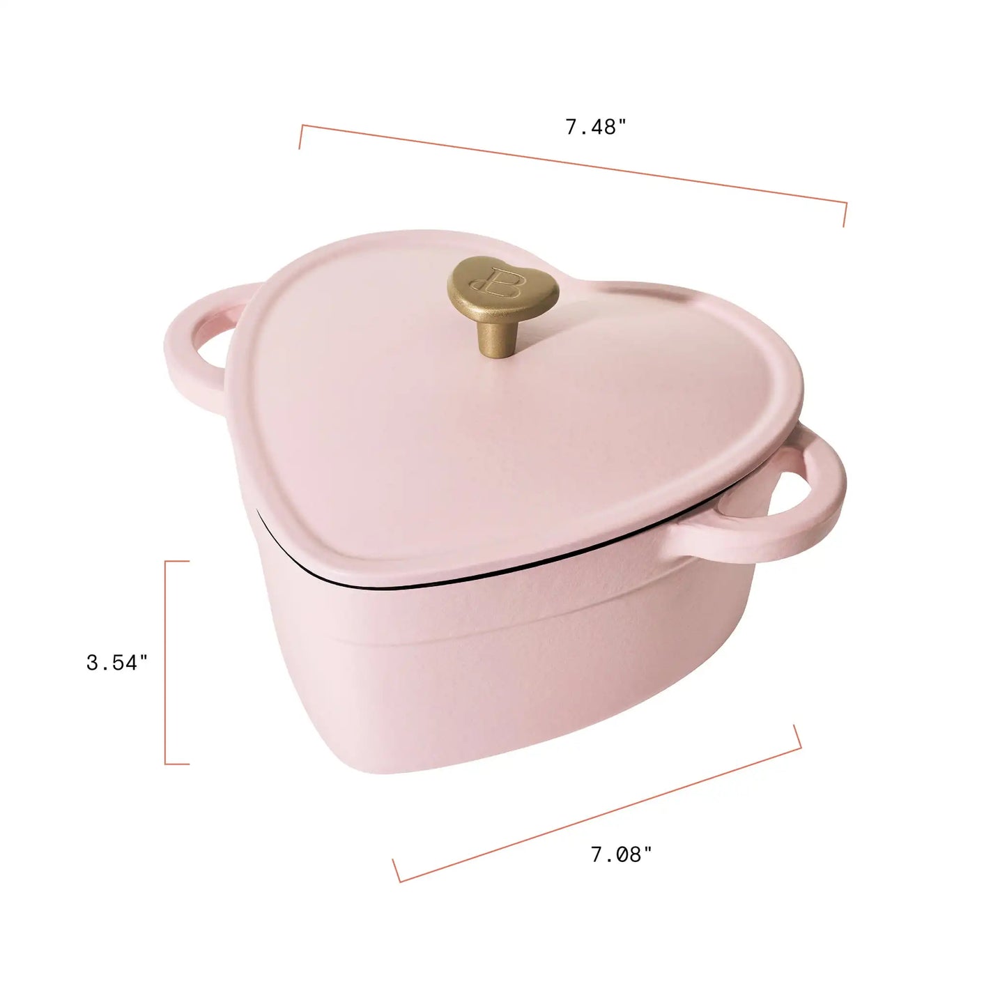 Heart Enameled Dutch Oven - Lifestyle Bravo