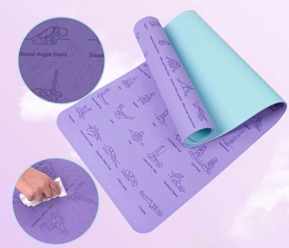 Thick Padded Yoga Mat - Lifestyle Bravo