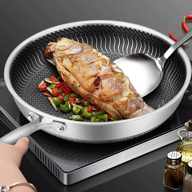 Stainless Steel Frying Pan - Lifestyle Bravo