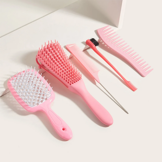 5 pcs - Hair Detangling Brush Set - Lifestyle Bravo