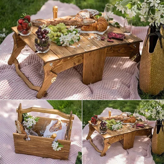 Wooden Picnic Set - Lifestyle Bravo