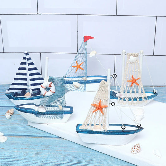 Small Mediterranean Ship Showpiece - Lifestyle Bravo