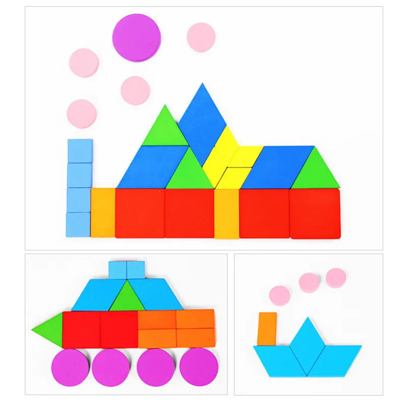 Montessori Shapes Jigsaw Puzzle - Lifestyle Bravo