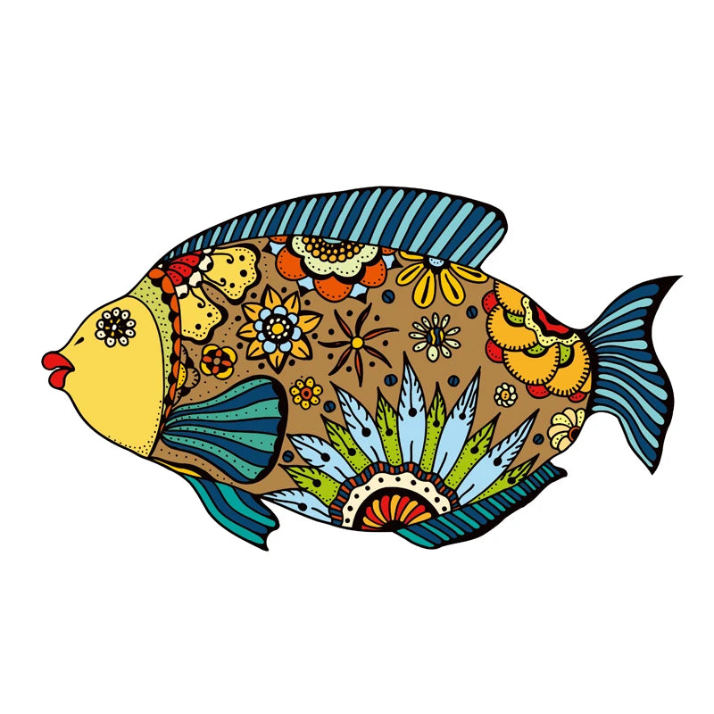 Artistic Fish Puzzle - Lifestyle Bravo