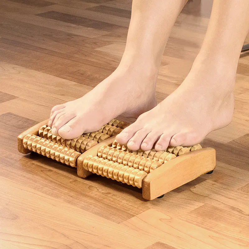 Wooden Foot Massage Roller - Lifestyle Bravo