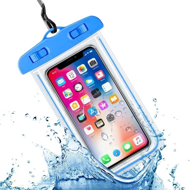 Universal Waterproof Phone Case blue