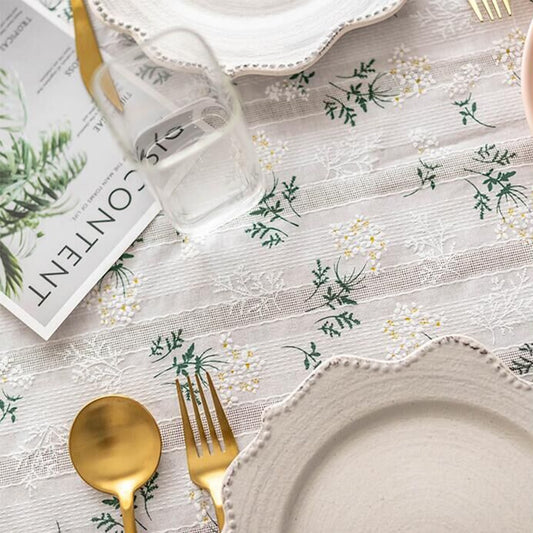 Embroidered Tablecloth - Lifestyle Bravo