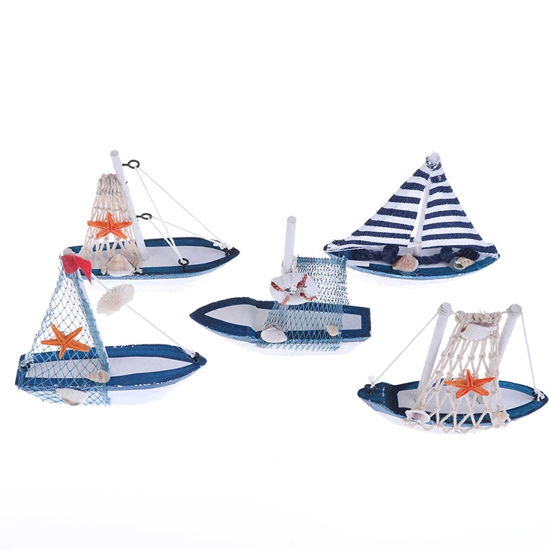 Small Mediterranean Ship Showpiece