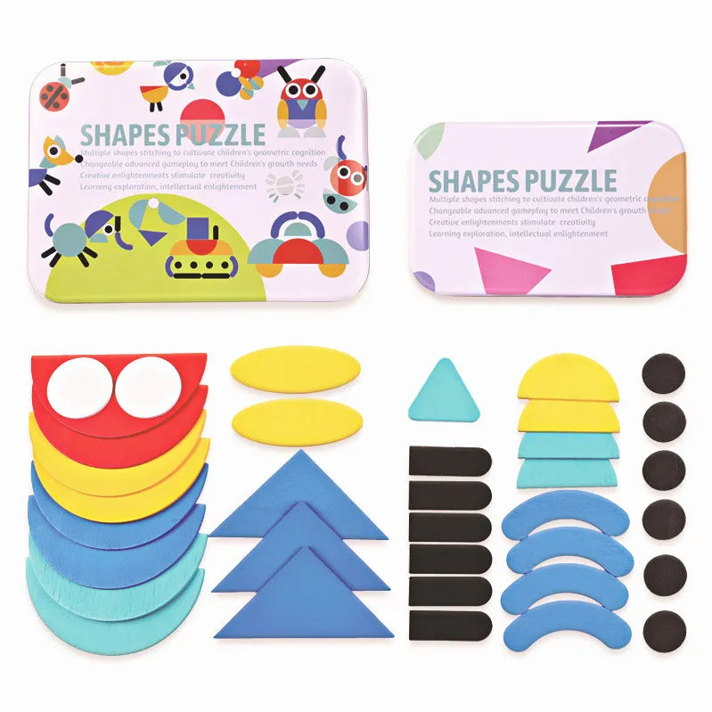Montessori Shapes Jigsaw Puzzle - Lifestyle Bravo