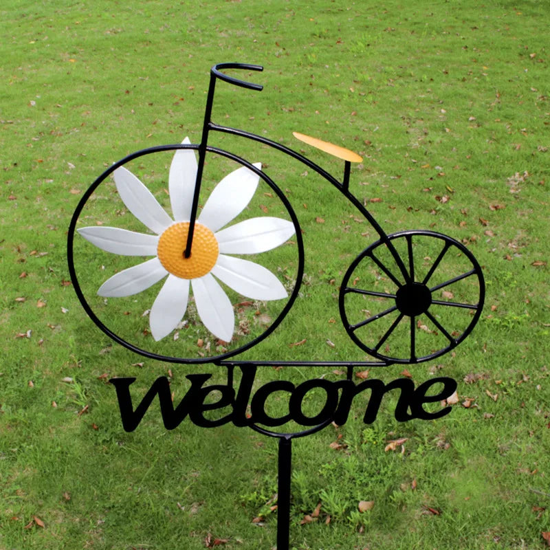 Flower Bike Wind Spinner - Lifestyle Bravo