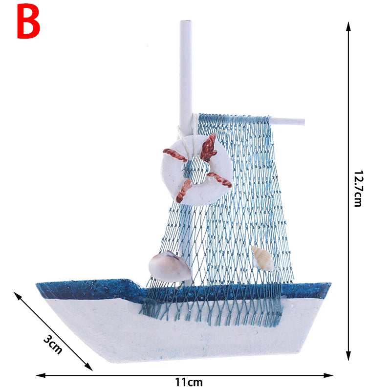 Small Mediterranean Ship Showpiece