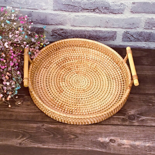 Rattan Tray - Lifestyle Bravo