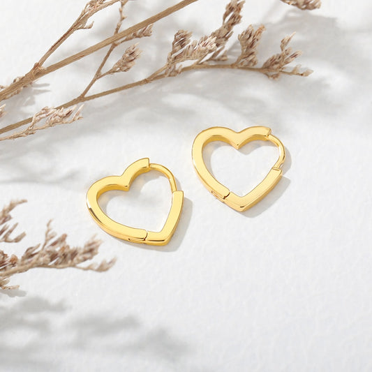 Heart Steel Earrings - Lifestyle Bravo