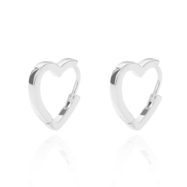 Heart Steel Earrings - Lifestyle Bravo
