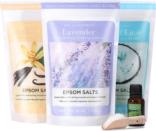 3 Epsom Bath Salts - Lifestyle Bravo