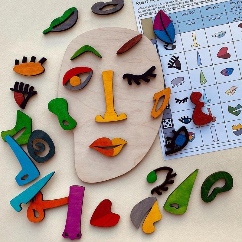 Montessori Abstract Puzzle - Lifestyle Bravo
